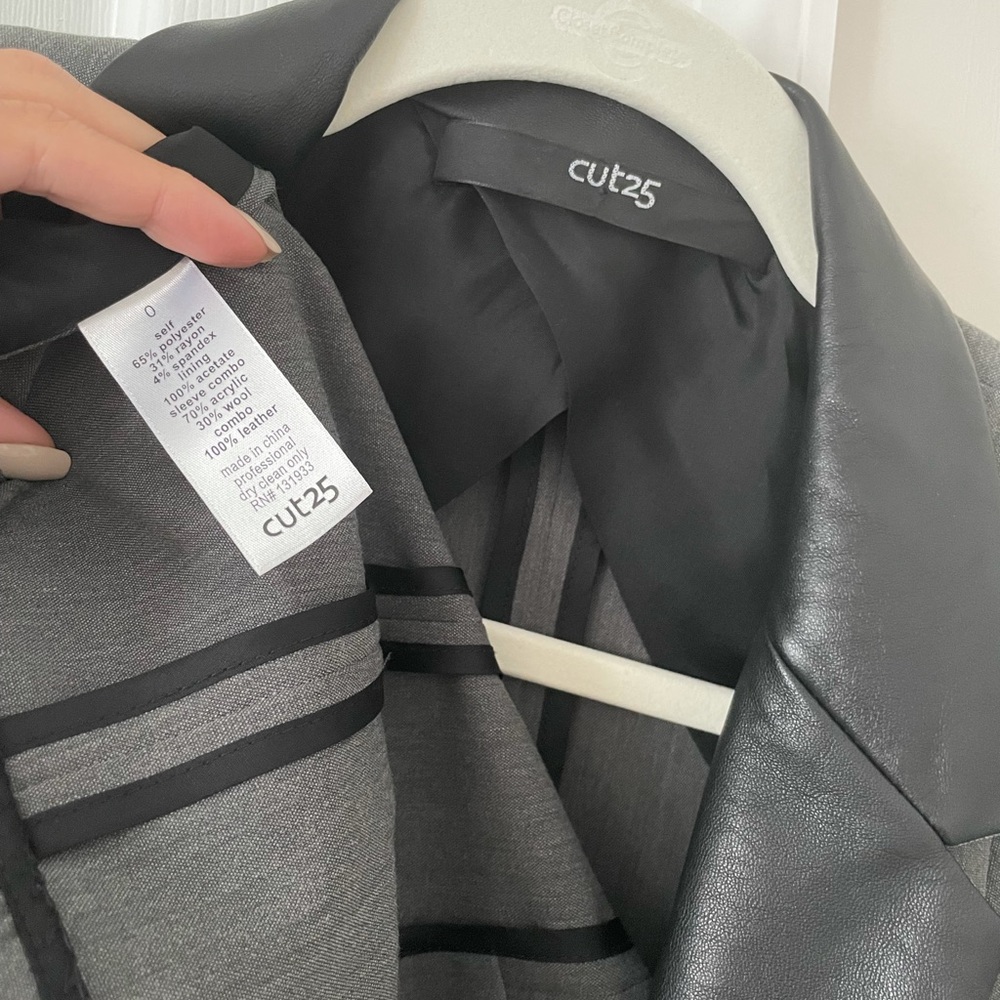 Cut25 by Yigal Azrouel Blazer Jacket - Picture 3 of 3